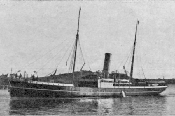 Manche (vers 1900) - Steamer Hilda Manche (vers 1900) - Steamer Hilda